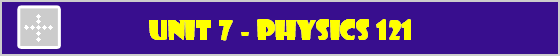 Unit 7 - Physics 121