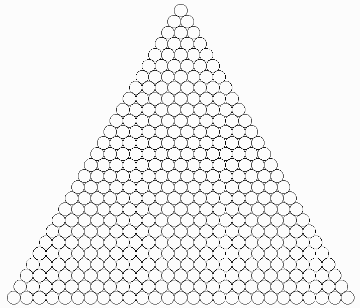 pascal triangle template