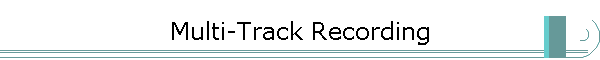 Multi-Track Recording