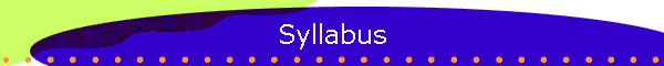Syllabus