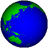 rotating globe